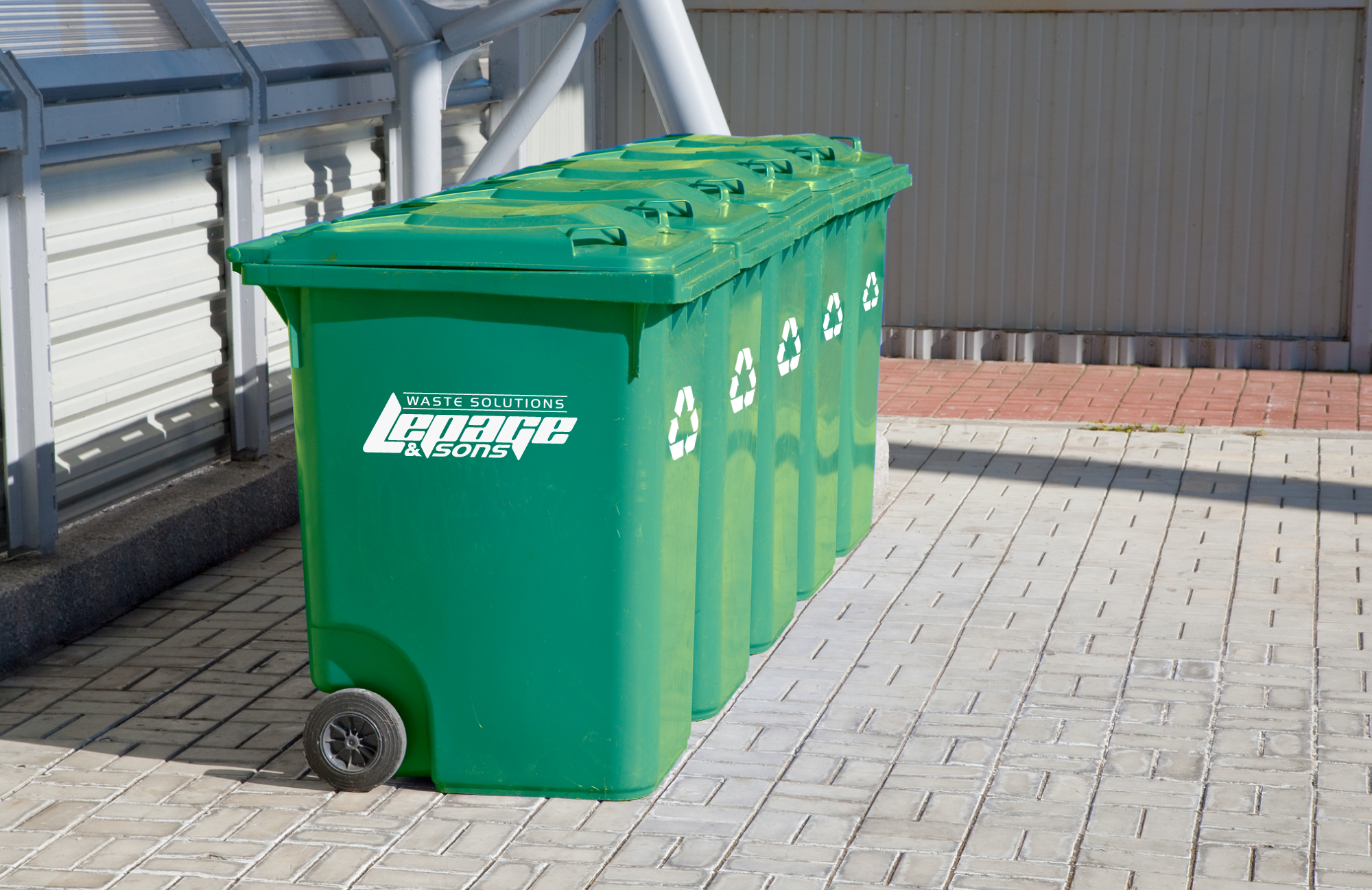 Recycling Pickup - LePage & Sons - Recycling Bins